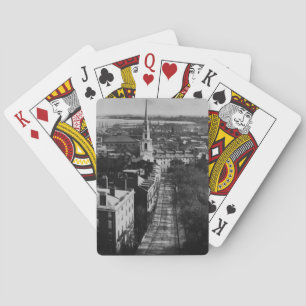 1859:  A view of Boston from the State House Playing Cards