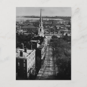 1859: A view of Boston from the State House Postcard