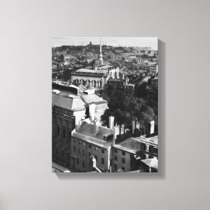 1859:  A view of Boston looking south Canvas Print