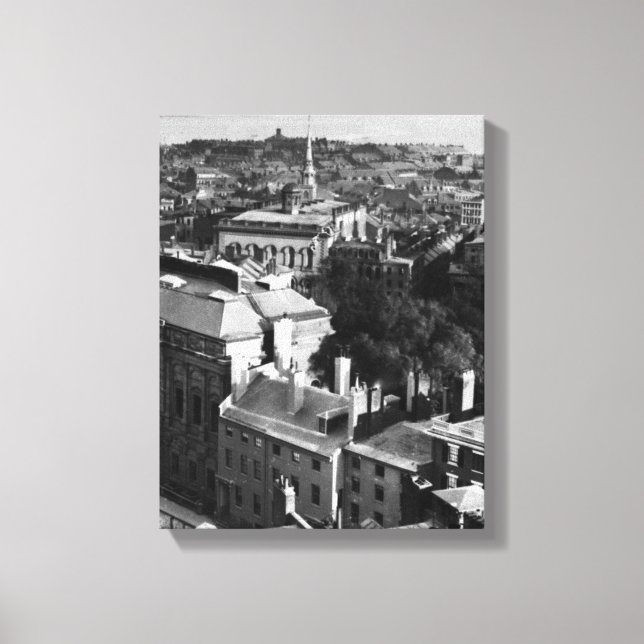 1859:  A view of Boston looking south Canvas Print (Front)