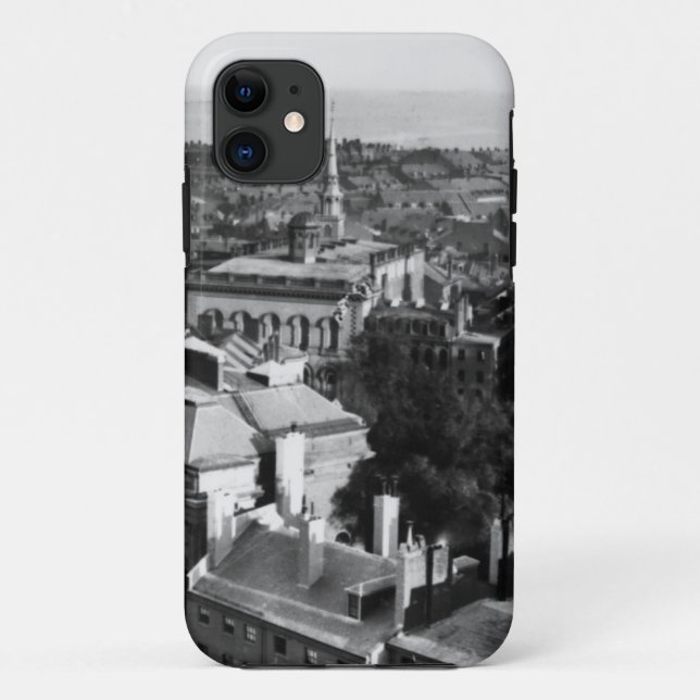 1859:  A view of Boston looking south Case-Mate iPhone Case (Back)