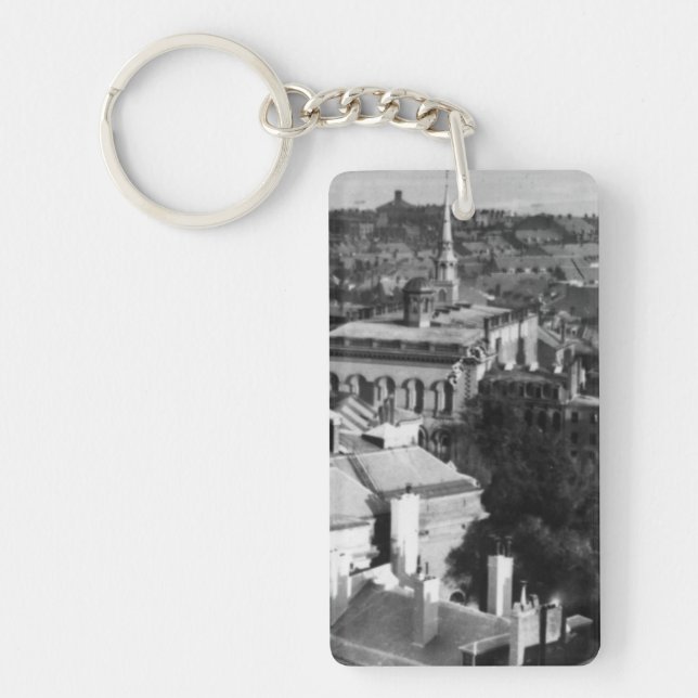 1859:  A view of Boston looking south Key Ring (Front)
