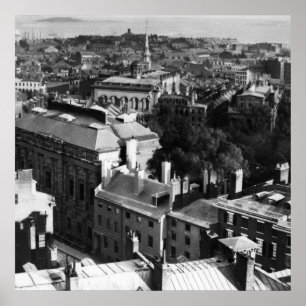 1859:  A view of Boston looking south Poster