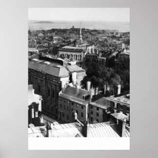 1859:  A view of Boston looking south Poster