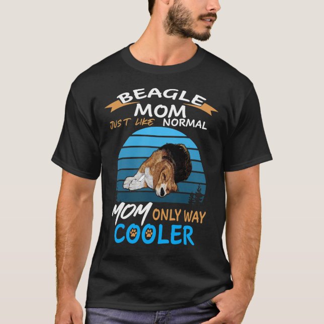 185 Beagle Mum Cooler T-Shirt (Front)