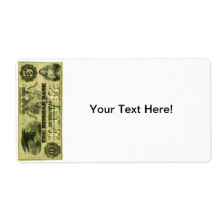 1860 Hingham Massachusetts Five Dollar Note