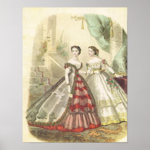 1860s Fashion Poster