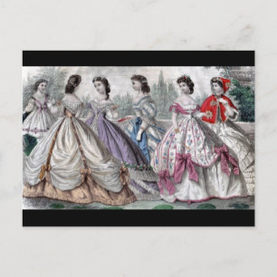 1865 Fashions Postcard
