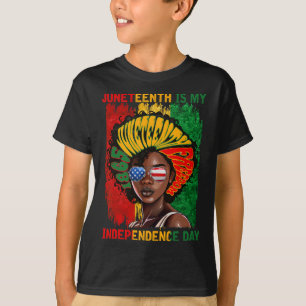 1865 Is My Independence Day American African Flag T-Shirt