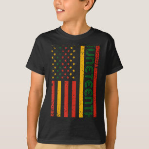 1865 juneteenth black history american flag T-Shirt