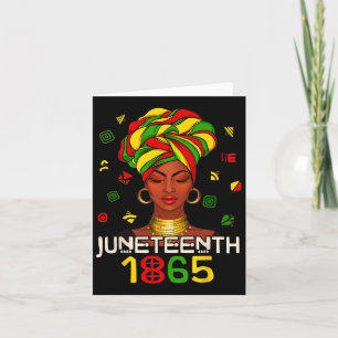 1865 Juneteenth Celebrate African American Freedom Card
