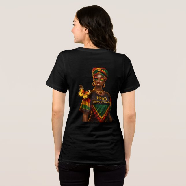 1865: Legacy of Freedom” Tri-Blend Shirt (Back Full)