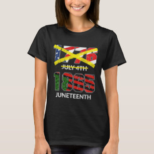 1865 - Not July 4th 1776 Independence Day Flag  T-Shirt