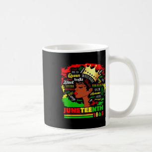 1865 Pride Celebrate Black Women African American Coffee Mug