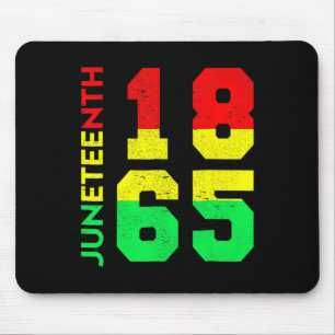 1865 Shirt Men Juneteenth Is My Independence Day Mouse Mat