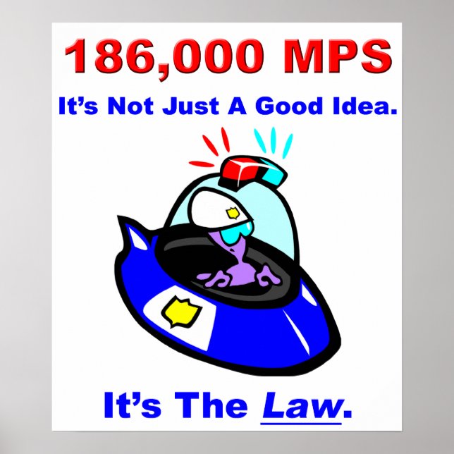 186,000 MPS Poster (Front)