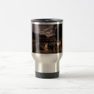 1870 Ice Skating in London Travel Mug