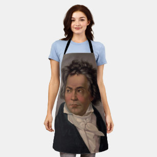 1870 Ludwig Van Beethoven German Composer, Pianist Apron