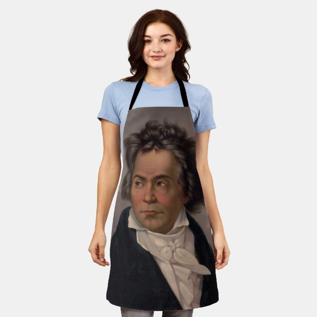 1870 Ludwig Van Beethoven German Composer, Pianist Apron (Worn)