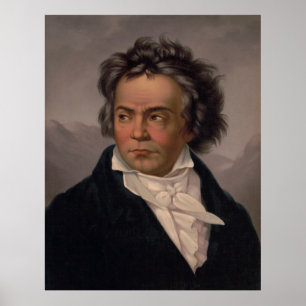 1870 Ludwig Van Beethoven German Composer, Pianist Poster
