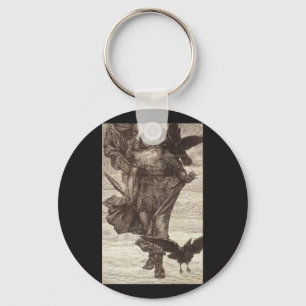1871 Odin, Norse God of Wisdom Key Ring