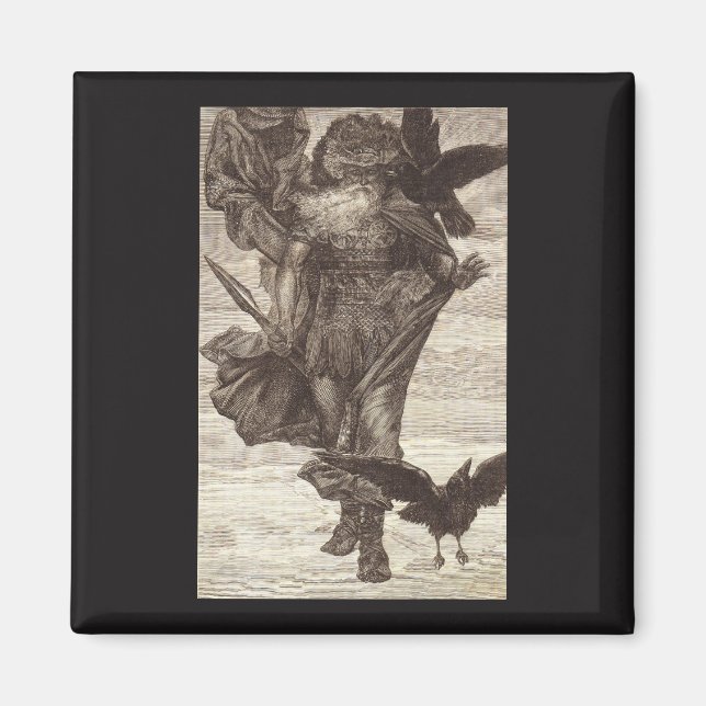 1871 Odin, Norse God of Wisdom Magnet (Front)