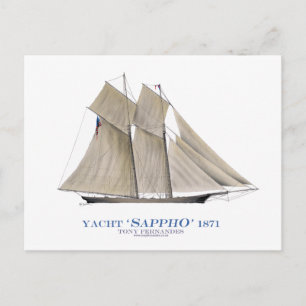 1871 Sappho Postcard