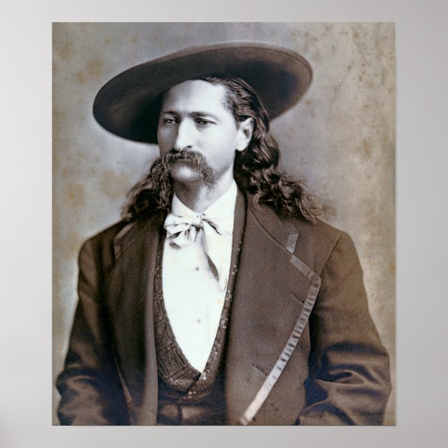 1873 ROCKWOOD WILD BILL HICKOK PORTRAIT POSTER (Front)