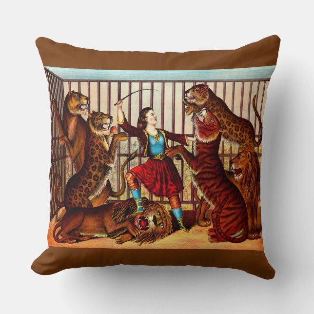 1874 The Lion Queen Cushion (Front)