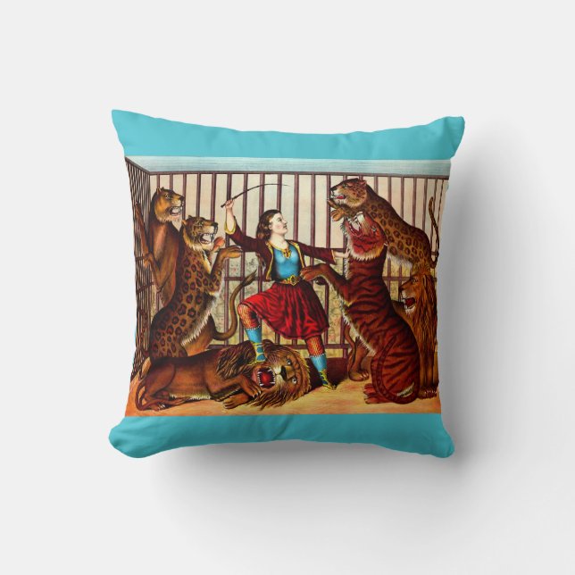 1874 The Lion Queen Cushion (Front)