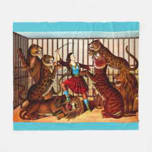 1874 The Lion Queen Fleece Blanket