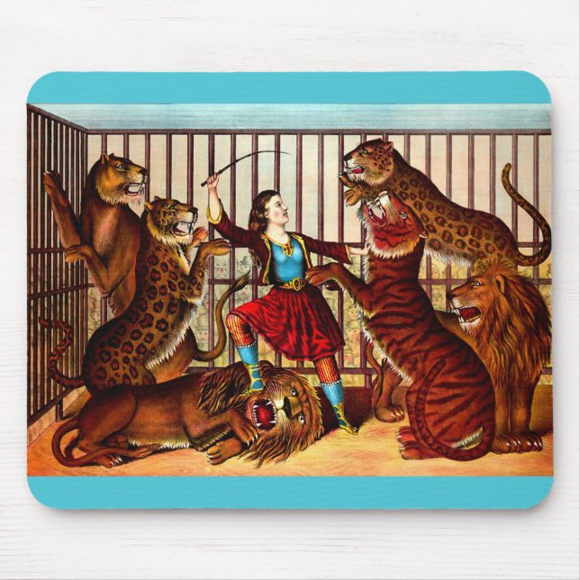 1874 The Lion Queen Mouse Mat (Front)