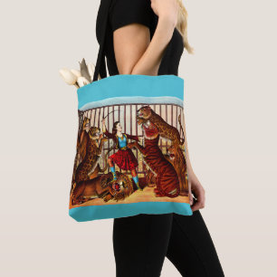 1874 The Lion Queen Tote Bag