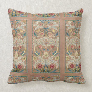 1875 Vintage William Morris Floral Embroidery Cushion