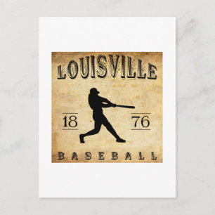 1876 Louisville Kentucky Baseball Postcard