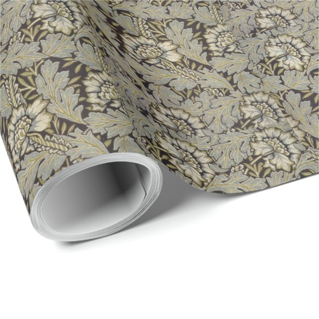 1876 Vintage William Morris  Anemone Wrapping Pape Wrapping Paper (Roll Corner)