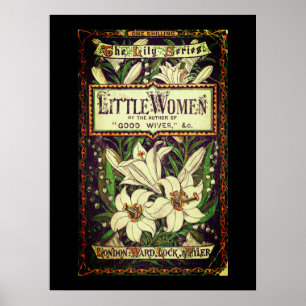 1878 Little Women Book Cover Poster