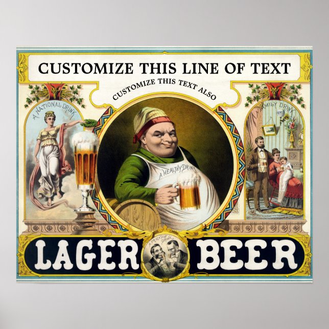 1879 Beer Ad Poster (Front)