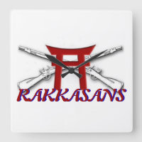187th Crossed Rifles Torri Rakkasans Clock