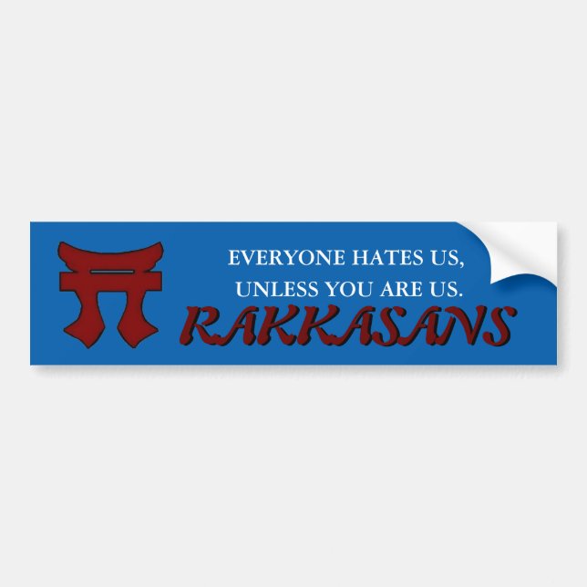187TH INFANTRY RAKKASANS BUMPER STICKER (Front)