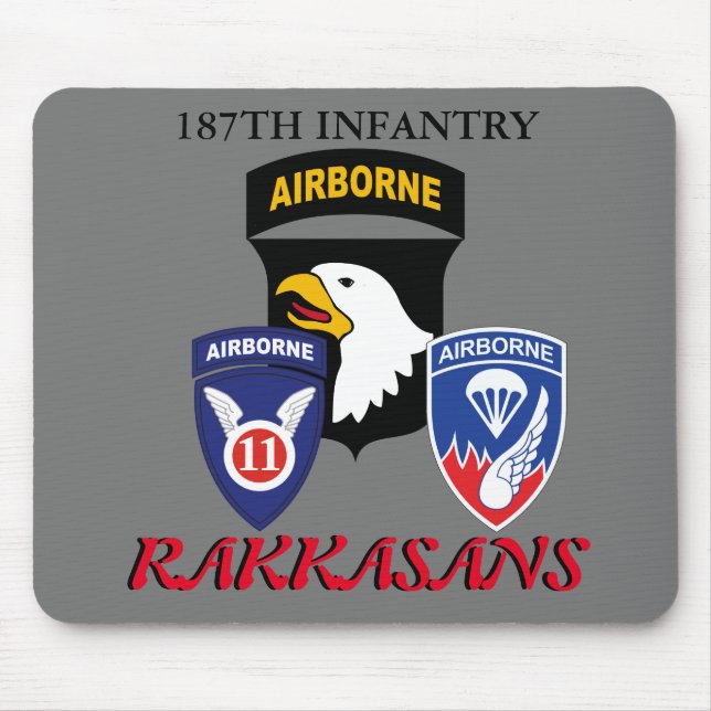 187TH INFANTRY RAKKASANS MOUSE MAT (Front)