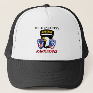 187TH INFANTRY RAKKASANS TRUCKER HAT