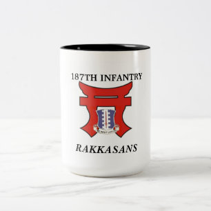 187th Infantry Rakkasans  Two-Tone Coffee Mug