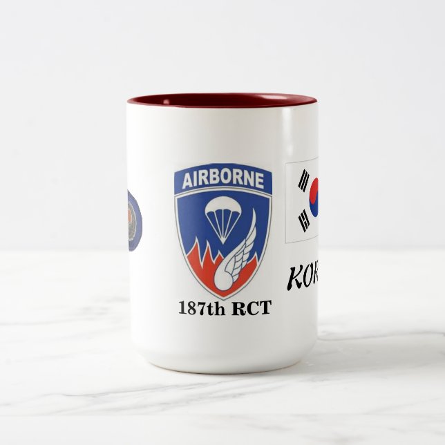 187th Regimental Combat Team Korea Mug (Center)
