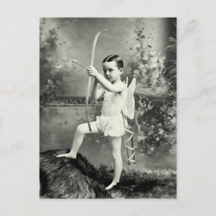 1880 Cupid at Work Postcard