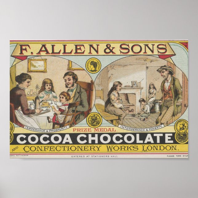 1880 London magazine ad Poster (Front)