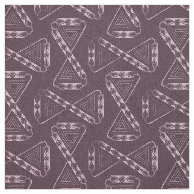 1880 Was a Long Time Ago, Aubergine Fabric (Swatch)