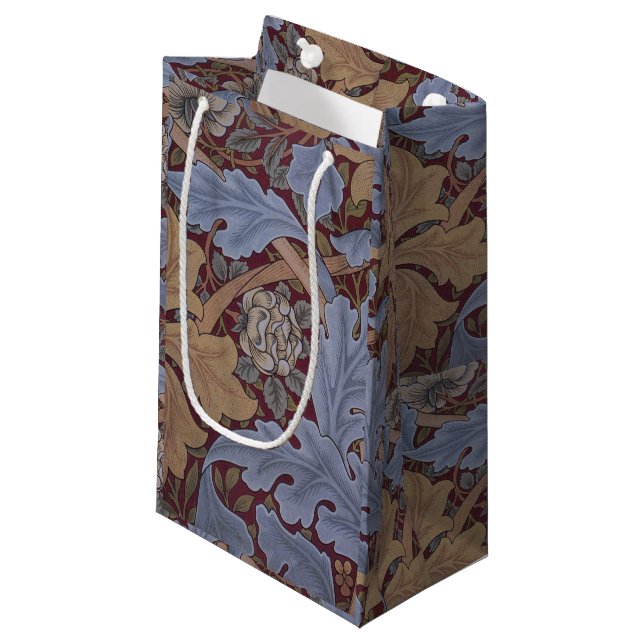 1880 William Morris St James Palace Wallpaper Small Gift Bag (Front Angled)