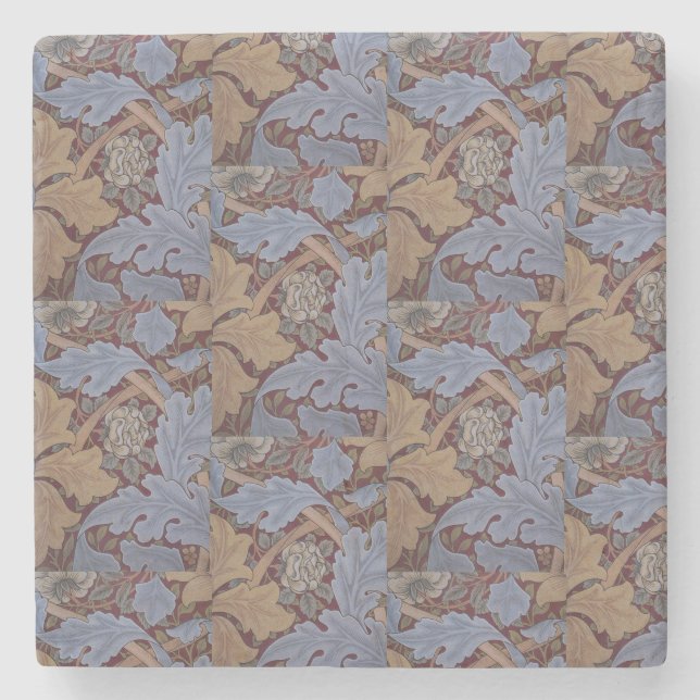 1880 William Morris St James Palace Wallpaper Stone Coaster (Front)