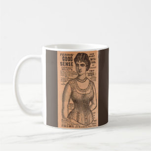 1880s Ferris Common Sense Corsets ad Coffee Mug